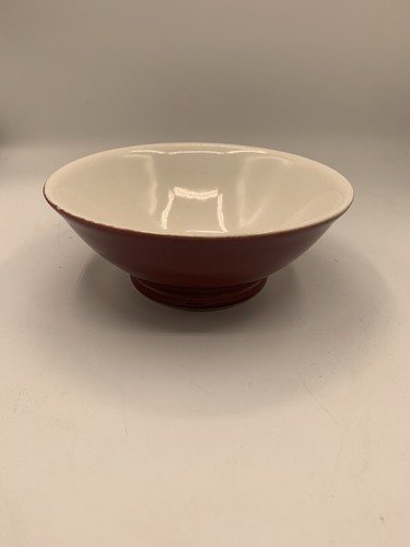 Chefsware red and white bowl - white,