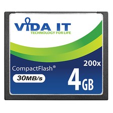4GB CF Compact Flash High Speed Memory Card For Sony Alpha DSLR-A300 Camera UK