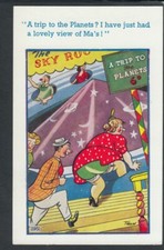 Comic Postcard- Saucy /