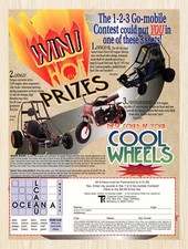 1995 Treasure Cove Dingo Off-Road Go-Karts Contest Original Advertisement v1