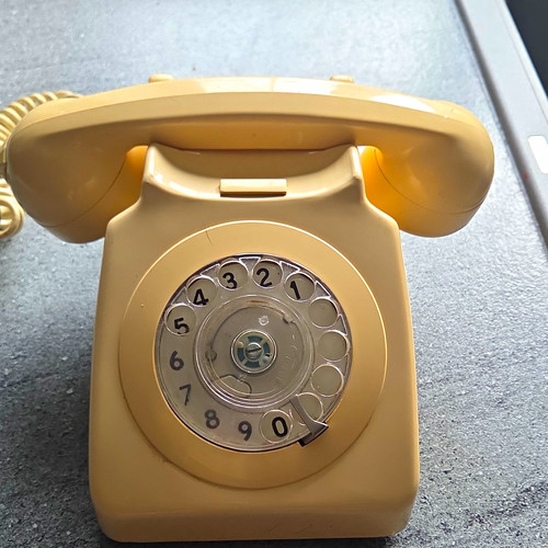 Beige vintage retro corded - beige,