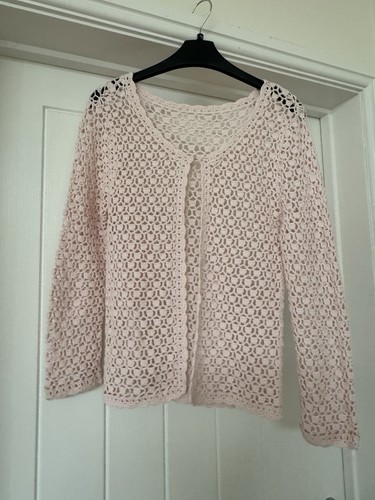 Size pink crochet - 12,