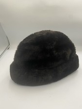 Mens Vintage Faux Fur cossack style Oslo Hat Assoc.British Hat Manufacturers 