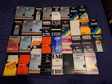 Used blank vhs - used, joblot