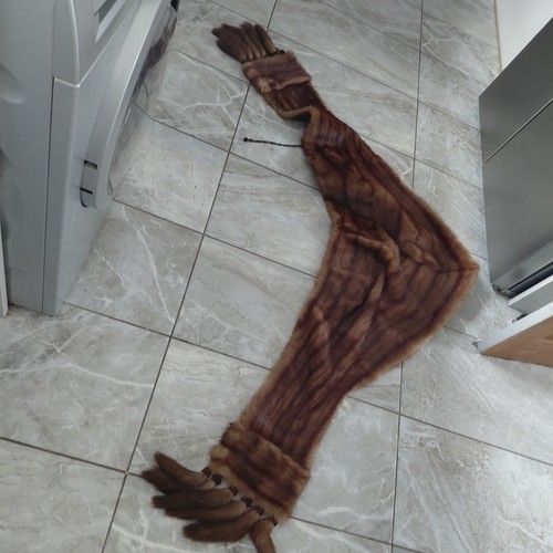Vintage marmot stole - stole, wrap