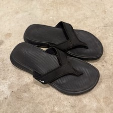 Nike Sandals Mens 8 Black Ultra Celso Thong Flip Flop Toe Post Casual 882691-002