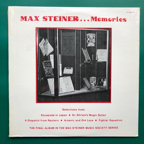 Max steiner society memories - steiner,