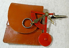 Vintage Portable Letter Scales in Leather Case