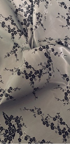 Silver black blossom - silver, flower