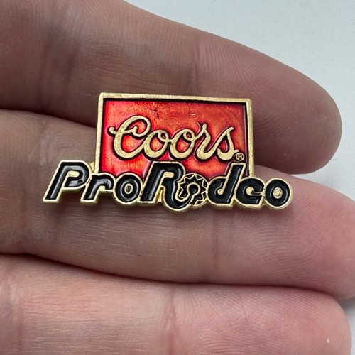 Coors pro rodeo lapel pin - coors,