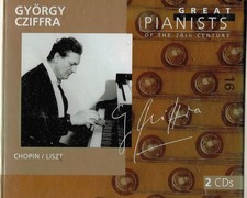 PHILIPS  2 CD GREAT PIANISTS OF THE 20th CENTURY - GYORGY CZIFFRA