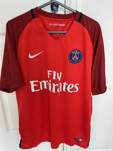 Psg red away football shirt - away,