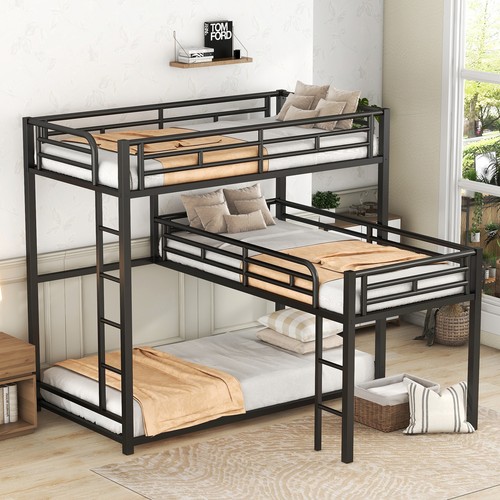 Twin size metal bunk bed - twin,