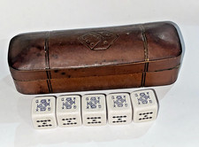 Set five vintage poker dice - five,