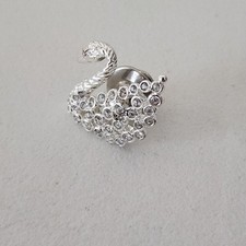Swarovski Clear Crystal Silver