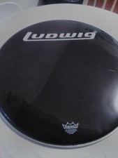 Ludwig logo 22ins bass drum head by Remo