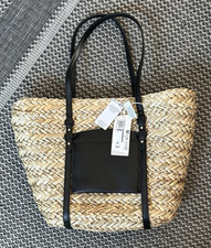 Marks & Spencer Straw Drawstring Tote Bag rrp £45.00