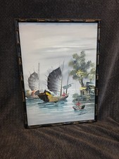 Vintage Oil on Canvas Painting