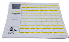 80 TEAM FOOTBALL SCRATCH CARDS