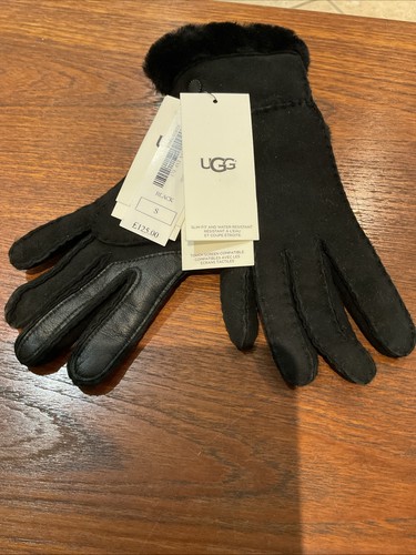 Ugg ladies leather gloves - ladies,
