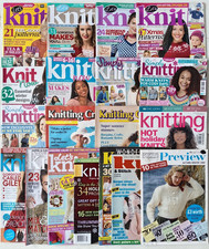 Various Knitting Magazines