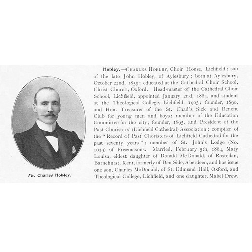 Charles hobley choir house - charles, of