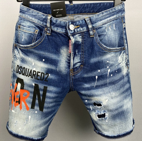 Hot men blue jeans - men's, short