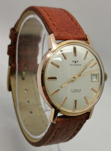 Vtg 1960s technos 17j - vtg, gold