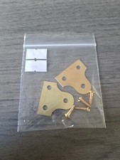2 x 32mm Mirror Hanging Plates