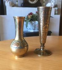 2 x VINTAGE DECORATED