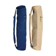 Fitness Mad Jute Yoga Mat Bag Carry Carrier Exercise Pilates Gym Fitness Class
