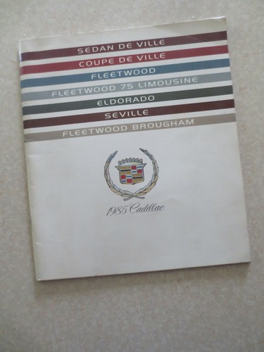 1985 cadillac advertising - 1985,