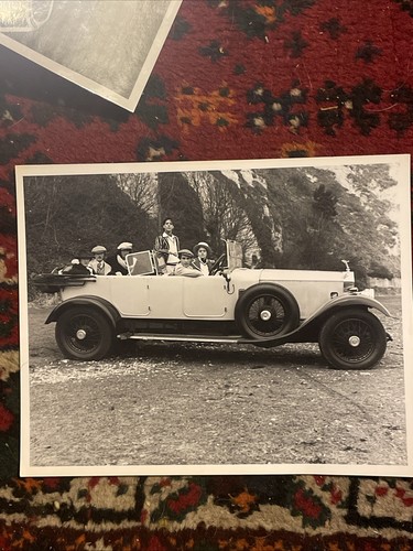 Vintage veteran car photograph - car,