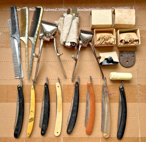 Huge vintage barber lot 8 - huge,