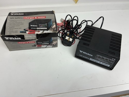 Wickes 12v car battery - , charger