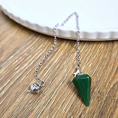 Green aventurine pendulum - aventurine,