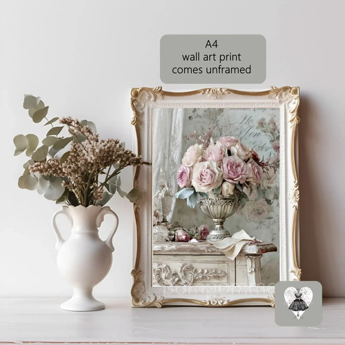 Bedroom print shabby - bedroom,