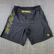 Sprawl Fight Shorts 32 Black