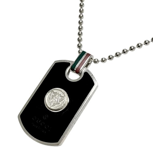 Gucci black enamel - black, tag