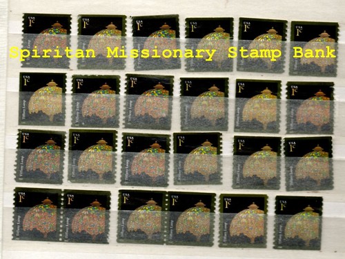 Tiffany lamp stamp 1 - lamp, 24