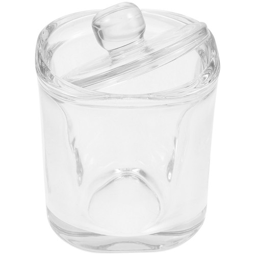 Glass jar with - airtight, lid