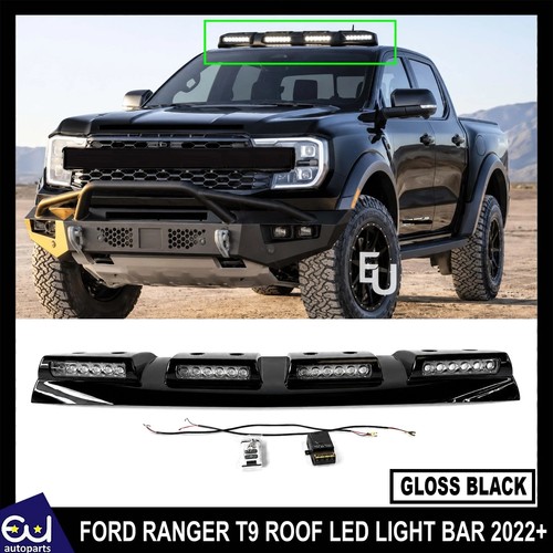 Gloss black led front roof - led,
