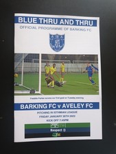 Barking v Aveley,  28 January