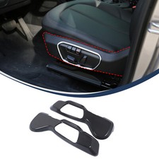 Real Carbon Fiber Seat Side Cover Trim Panel For Toyota Supra A90 2019-2024