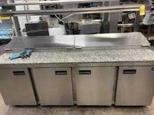 Foster 4 door pizza prep fridge