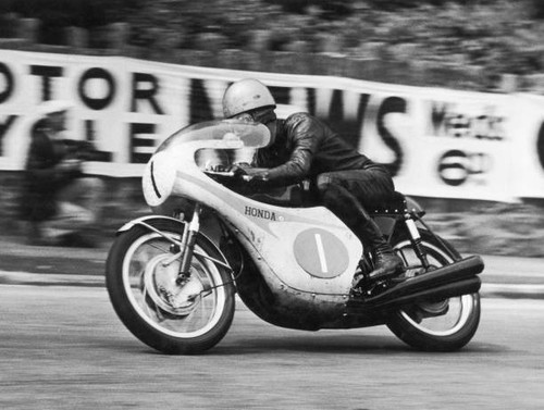 Jim redman his honda - on,