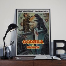 Vintage godzilla megalon - vs,