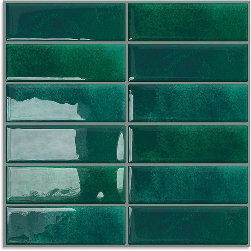 Dewoo green peel and stick - and, on