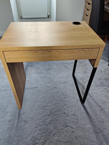 Ikea micke desk light oak - ikea,