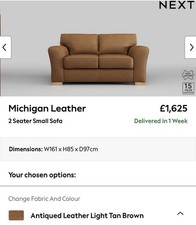 NEXT Michigan Leather Seater